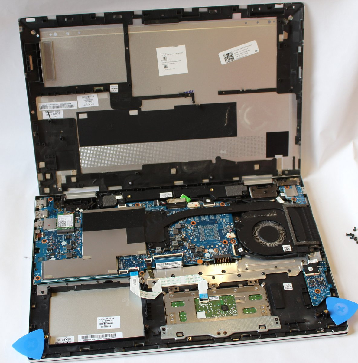 Internal Photo of HP ENVY X360 15-CN 15M-CN0011DX USB CN-0NJP7H Power Button Board Cable (HP Envy x360 15m-cn)